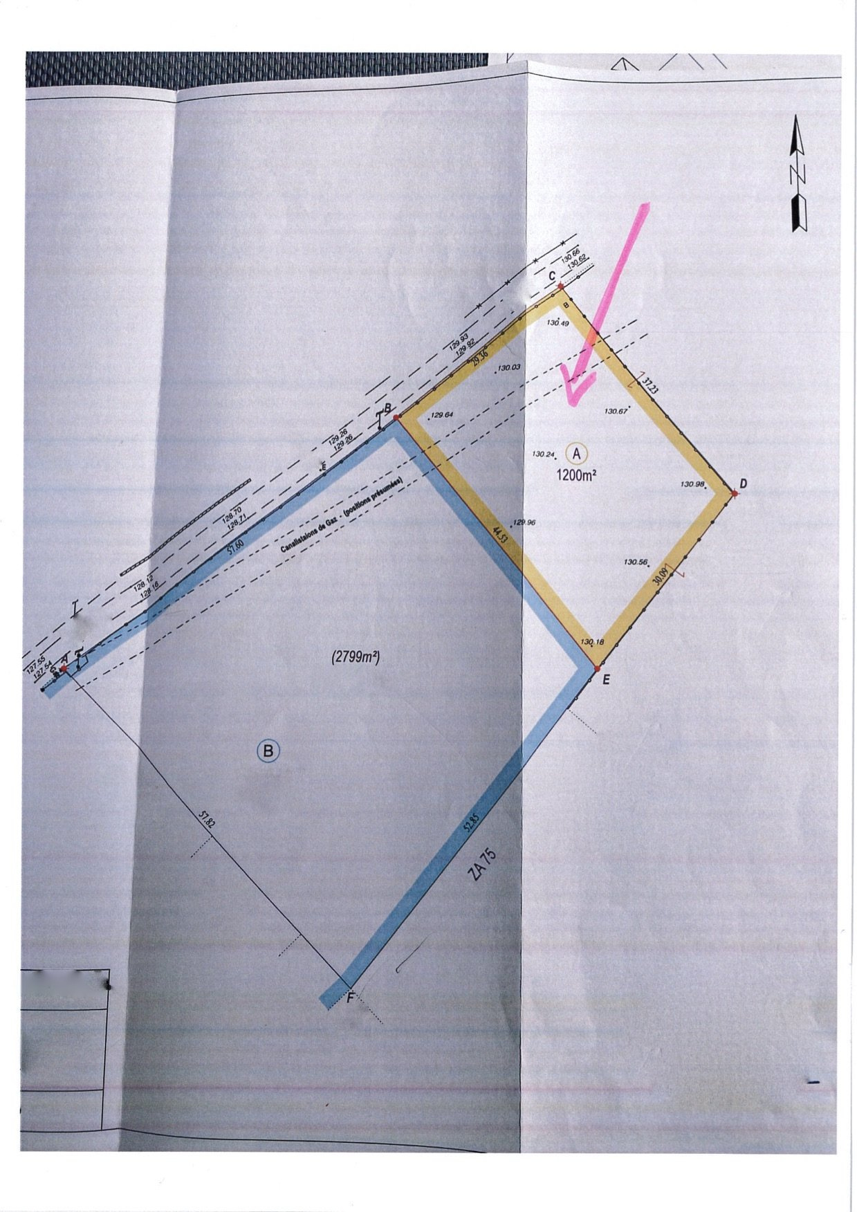 TRES BEAU TERRAIN PLAT BOSROBERT